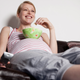 Illustration for article titled Pregnant Woman Finally Knows Joy Of What It Feels Like To Be Big Fat Guy